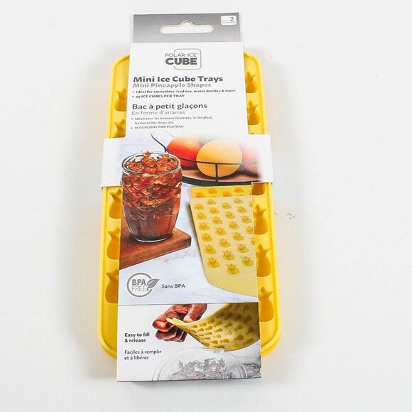 Mini Pineapple Silicone Ice Cube Trays - Set of 2! 🍍🧊 - Picture 1 of 6